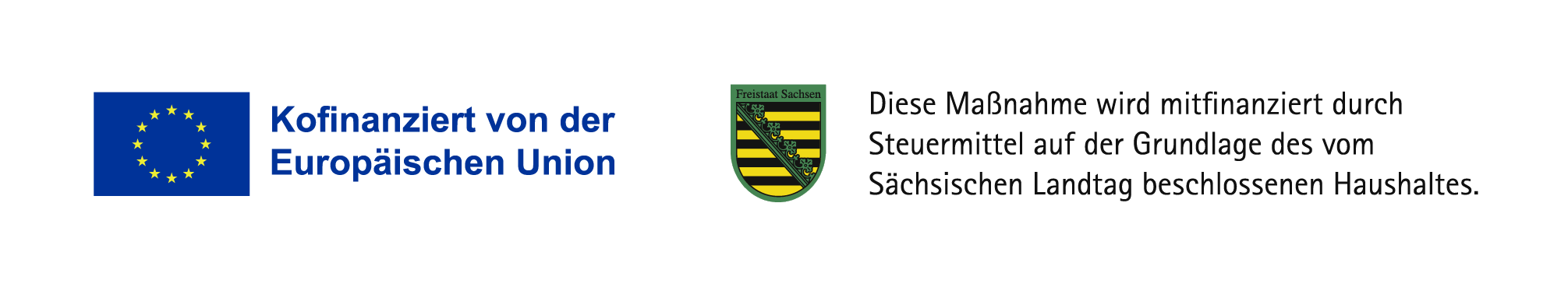 Dieses Vorhaben wird durch die Europäische Union und den Freistaat Sachsen gefördert.